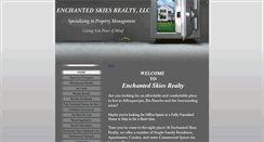 Desktop Screenshot of enchantedskiesrealty.com