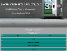 Tablet Screenshot of enchantedskiesrealty.com